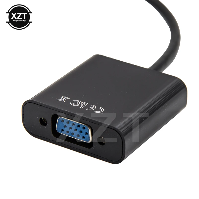 Адаптер HDMI-VGA папа-мама преобразователь адаптер 1080P цифро-аналоговое видео аудио