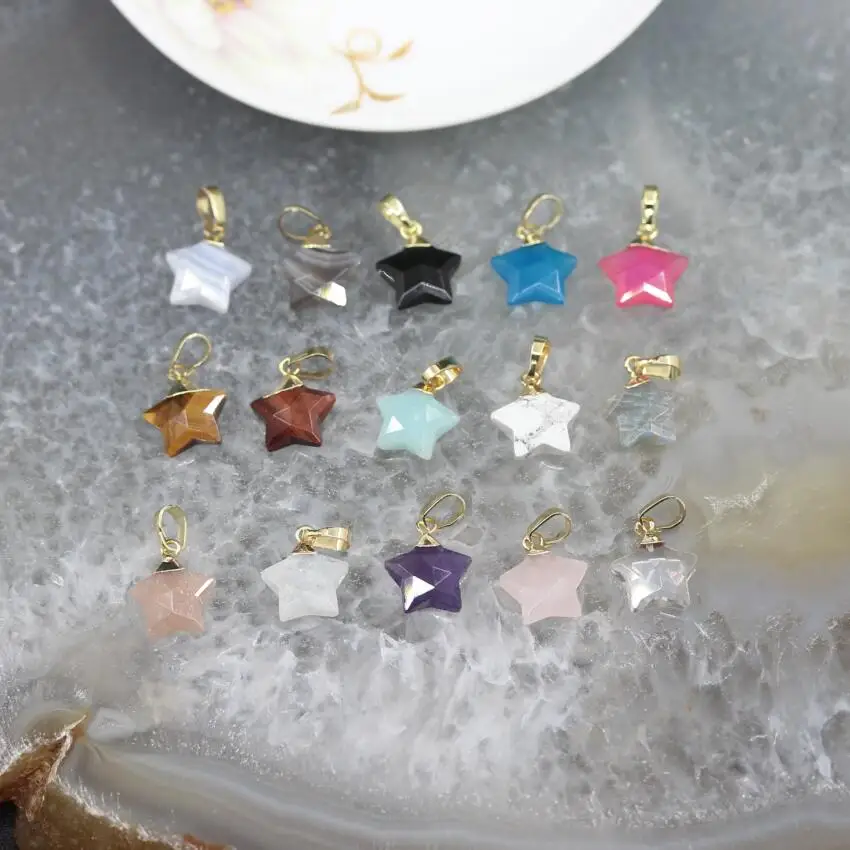 15 камней на выбор очаровательные звезды натуральные драгоценные камни кристалл