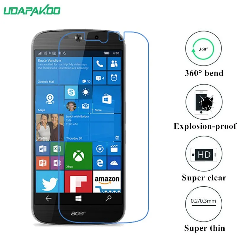 Мягкая стеклянная пленка для acer Liquid Z630 Z330 Z530 Z320 M330 M320 Jade Primo Nano Взрывозащищенная стеклянная защитная пленка