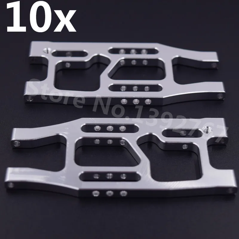 10 шт. Задняя Нижняя подвеска из алюминия для радиоуправляемого автомобиля HPI CNC