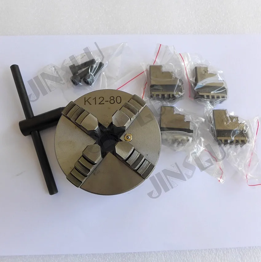 Бесплатная доставка ручная мощность и 4 челюсти самоцентрирующийся токарный