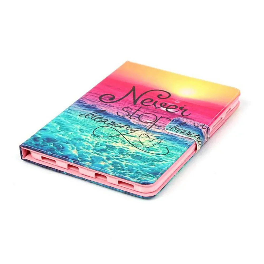 Для Samsung Galaxy Tab S2 8.0 T710 t719 Цветной рисунок кожаный чехол для sm-t715 8 дюймов Планшеты
