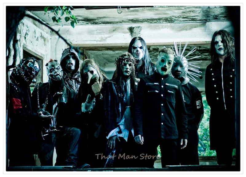 Slipknot тяжелый металл/рок-группа/белая крафт-бумага/Бар плакат/наклейки на стену/ретро-плакат/декоративная живопись