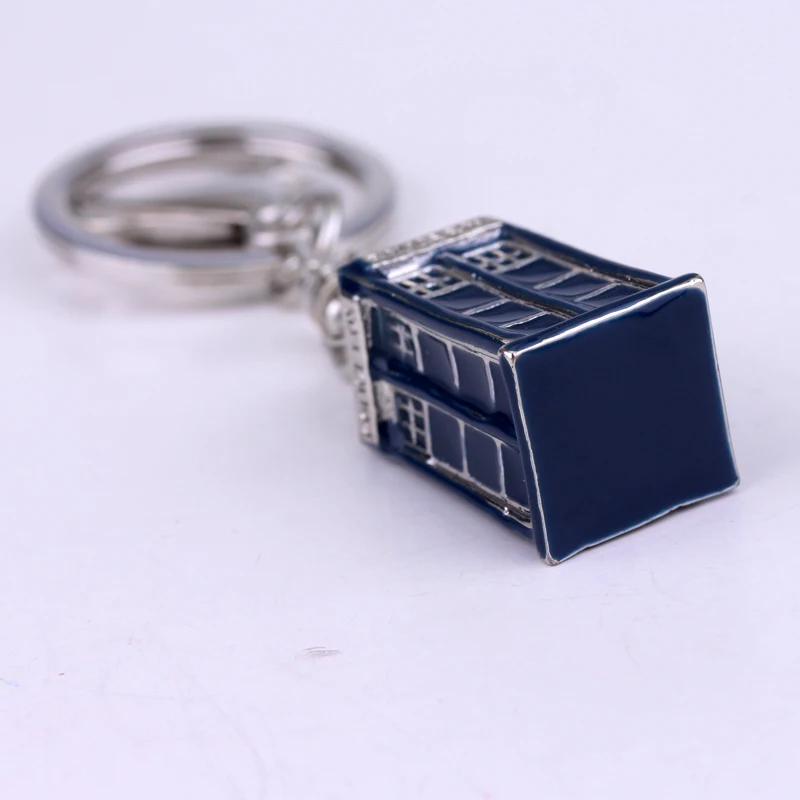 Doctor Who брелоки 3D металлические далек ТАРДИС полицейская коробка брелоки для женщин и мужчин брелоки подвески брелок