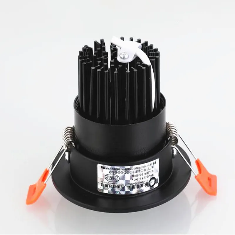 Высокая Яркость Dimmable утопило светодиодный локальный светильник 9W12W15W COB точечные