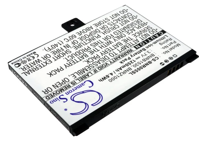 Кэмерон Sino 1250mAh аккумулятор BNRB1530, BNRB454261, BNRZ1000 для Barnes& Noble 005, BNRV100, BNRZ100, nook, NOOK Classic