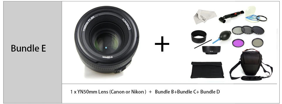 YONGNUO YN 50 мм f/1.8 AF линзы yn50mm диафрагма автофокусом большой апертурой для Nikon Canon DSLR