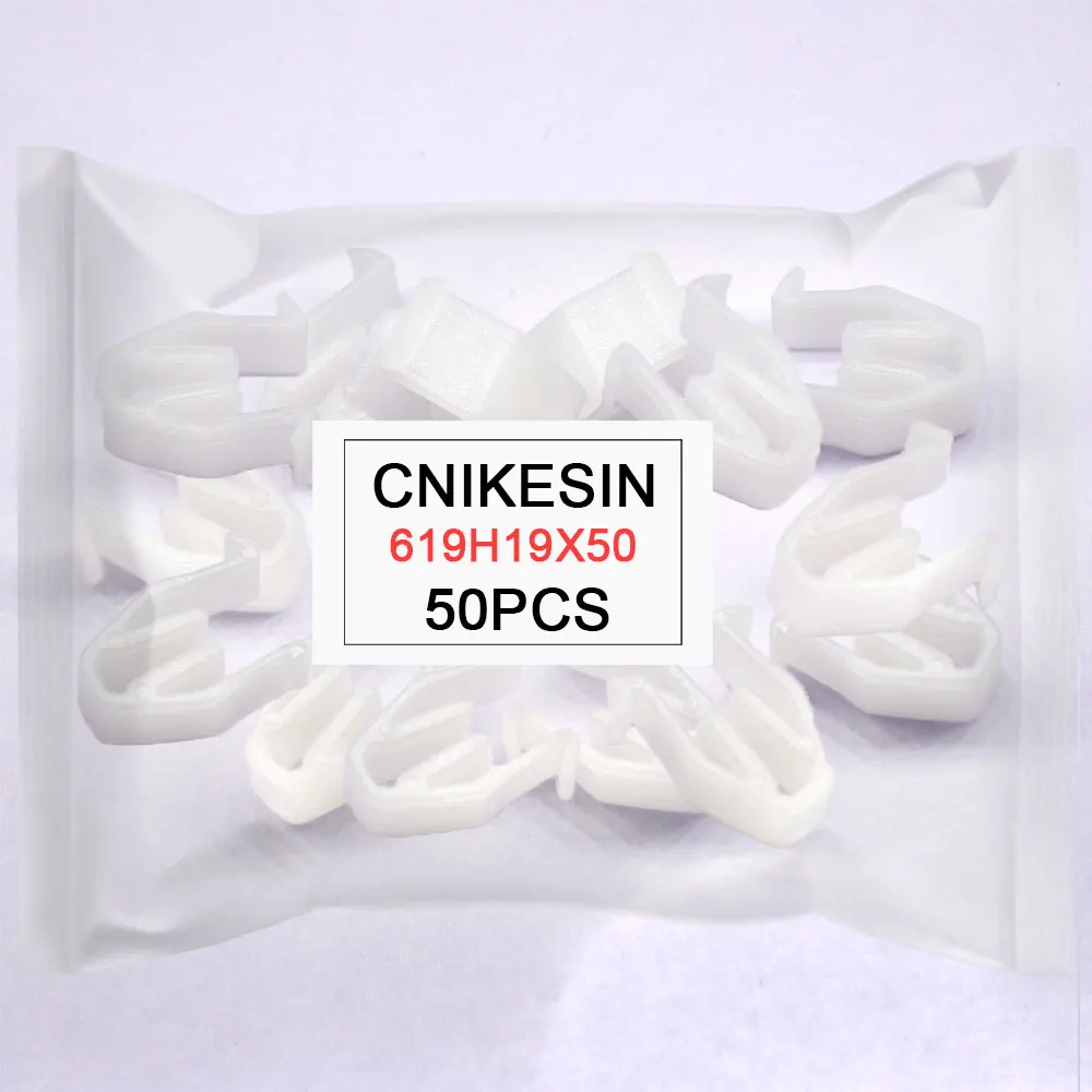 CNIKESIN 50 PCS H19 9 мм отверстие фиксатор автомобильный нейлоновые зажимы щит