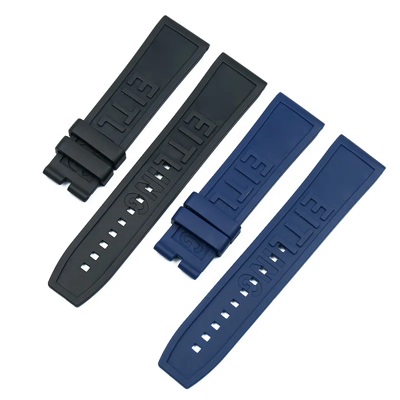 Силиконовый ремешок мужские аксессуары для часов 22 мм 24 Breitling занятий спортом на