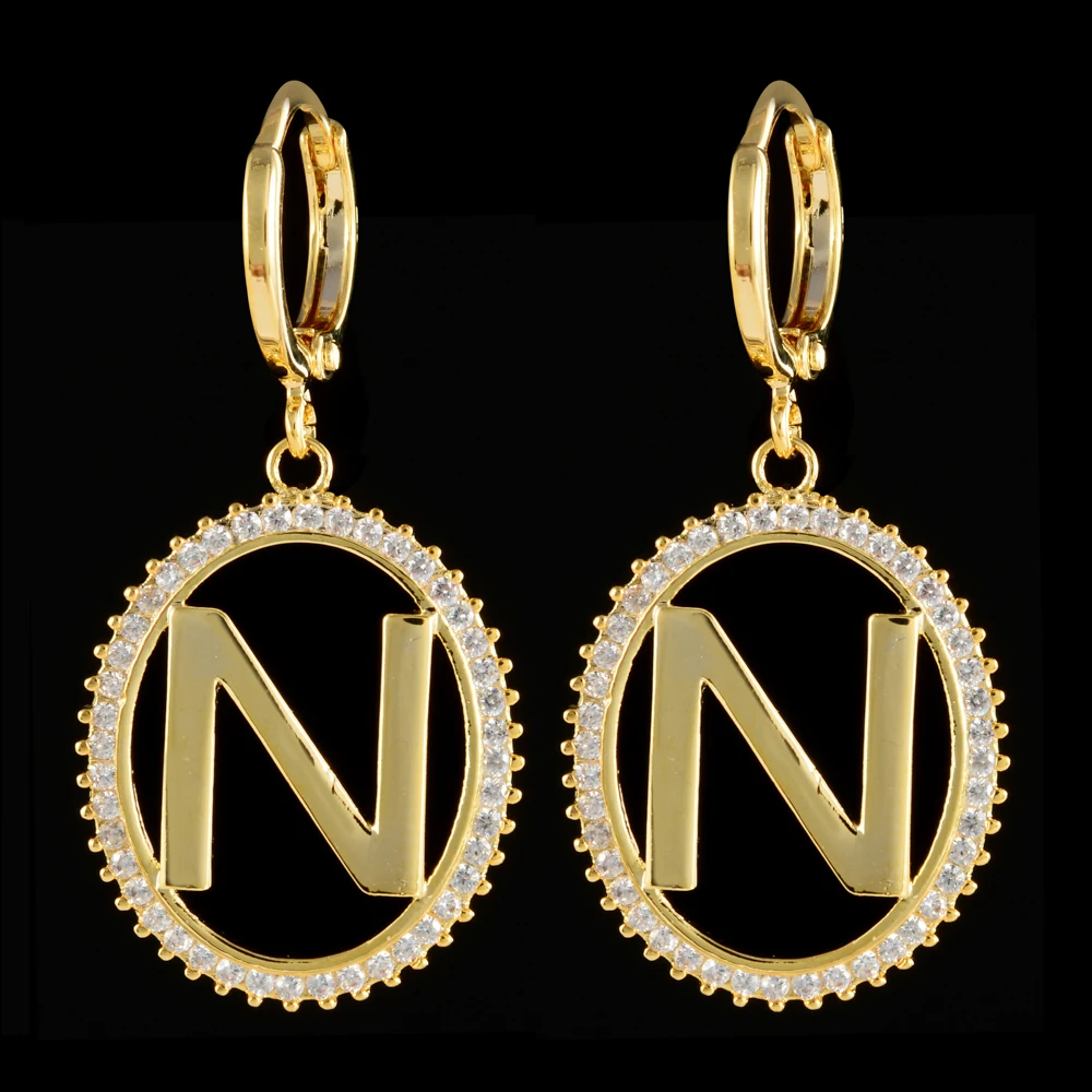 Это известные бренды ААА Циркон N ушные капли подходит для женщины/женские