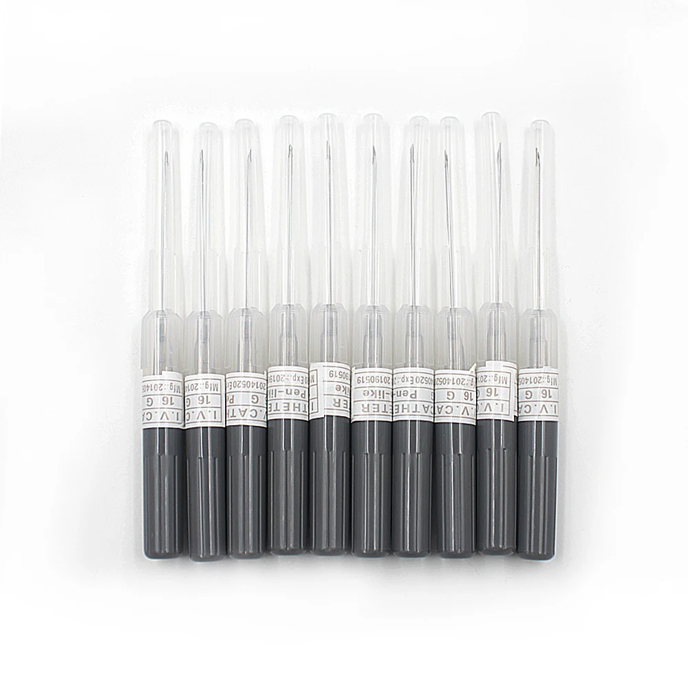 10 шт. стерилизованные иглы для пирсинга тела 14 г 16 18 20 22 г|piercing needle|body piercing needlesi.v