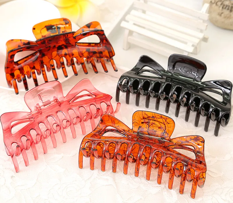 Высококачественная Толстая заколка для волос женщин и девочек модные большие