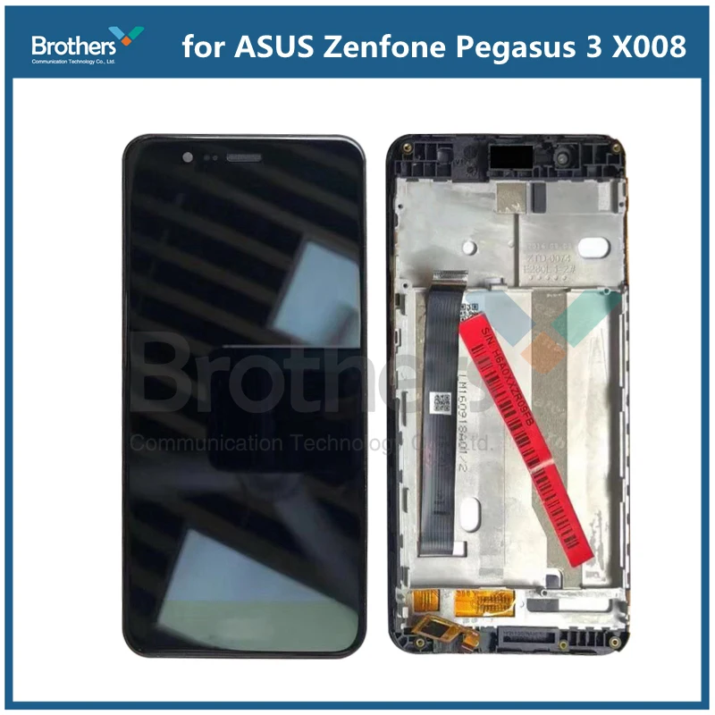 Сенсорный экран для ASUS Zenfone Pegasus 3 X008 ЖК-дисплей с рамкой панель дигитайзер сборка