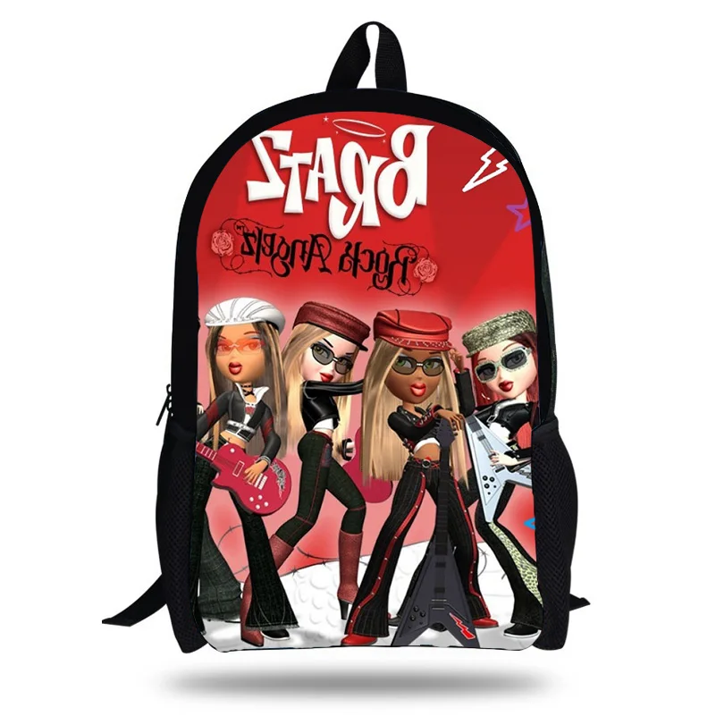 Рюкзак с принтом для девочек 16 дюймов цветной школьный рюкзак