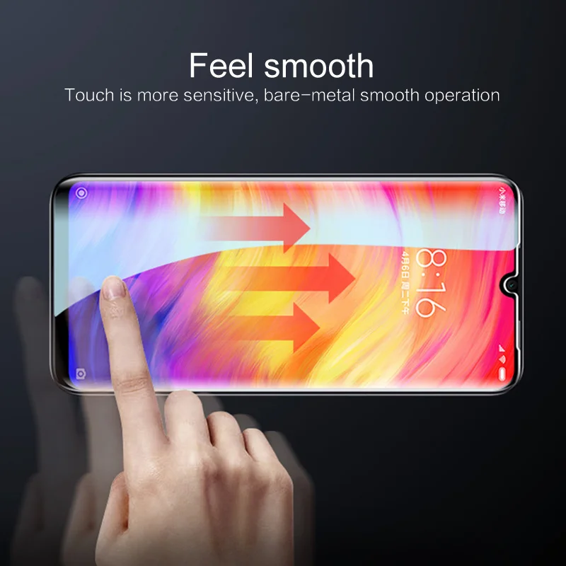 2 шт. закаленное стекло для Xiaomi mi 9 8 pocophone f1 mix 3 A1 защита экрана Redmi Note 7 6 pro 5 защитное