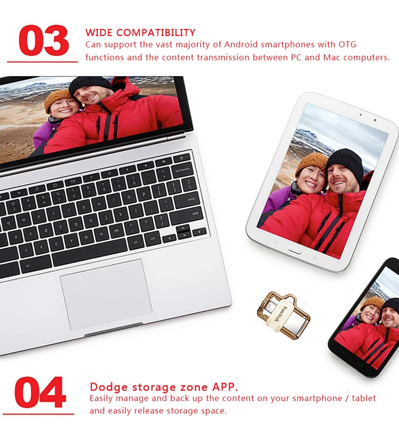 USB 3,0 SanDisk Ultra Dual OTG usb флэш-накопитель Макс 150 МБ/с./с 32 Гб ручка-накопитель для Android телефона/планшетного ПК желтая Флешка 32 Гб