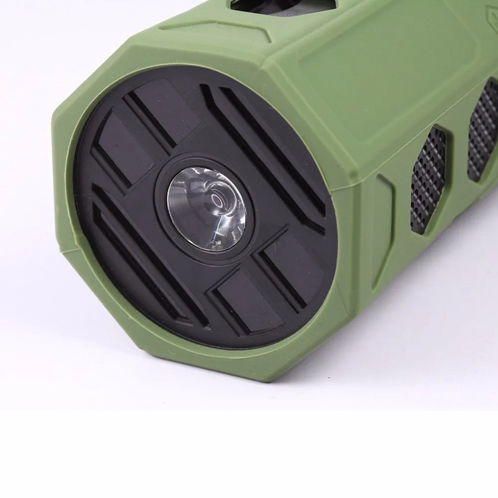 TOPROAD Outdoor Bluetooth Speaker IP65 Waterproof Flash Light SOS Wireless Speakers Dual Bass Altavoz Support MIC Handfree TF |