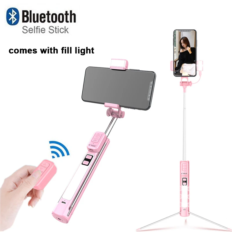 Новинка 2019 4 в 1 селфи-Палка с Bluetooth для IPhone со штативом и светодиодной подсветкой