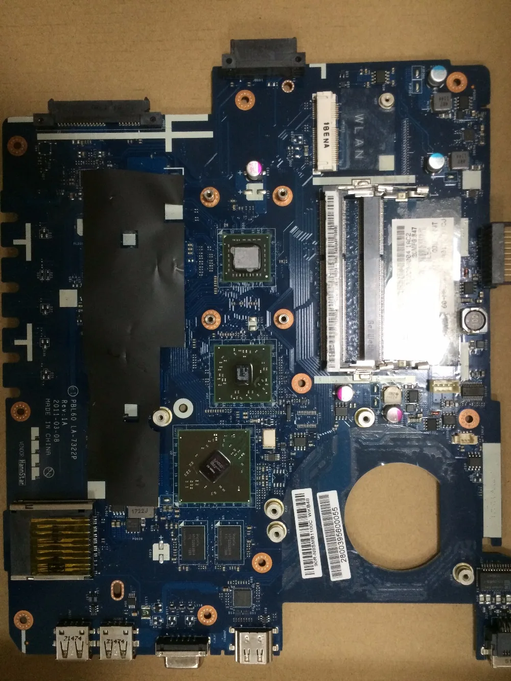 Для ASUS PBL60 LA 7322P подходит для X53B K53B K53BY K53BR X53BY X53BR материнская плата портативного