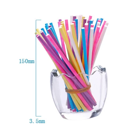 15cm color 10 шт. 8/10/15 см леденец торт Бумага палка торт поп белые однотонные Бумага палка для выпечки "сделай сам" для сладких изделий украшения Fondant(сахарная) конфеты прессформы - Color: 15cm color