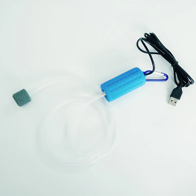 Портативный Миниатюрный аквариум с USB аквариумом кислородный воздушный насос немой энергосберегающие принадлежности для аквариума аксессуары