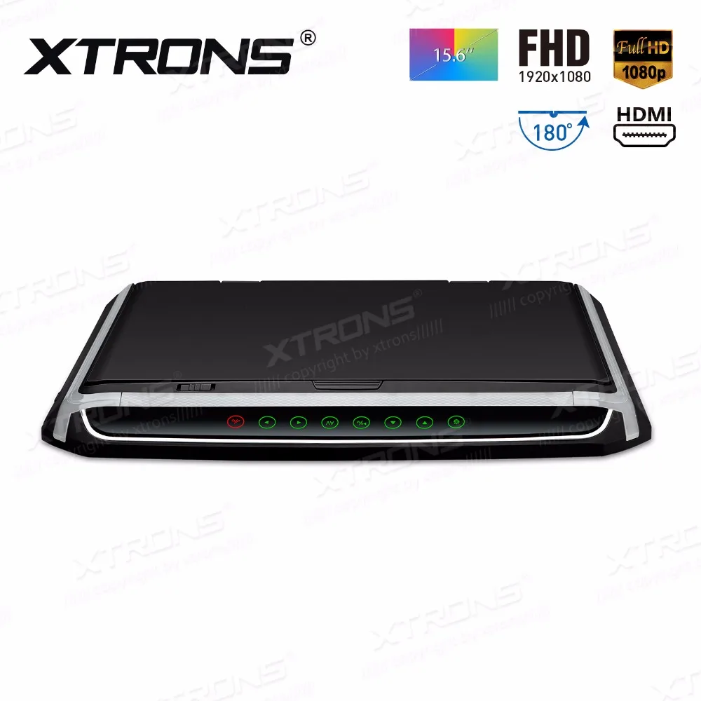 XTRONS 15 6 &quotмонитор 1080P видео FHD цифровой TFT экран Автомобильный устанавливаемый на
