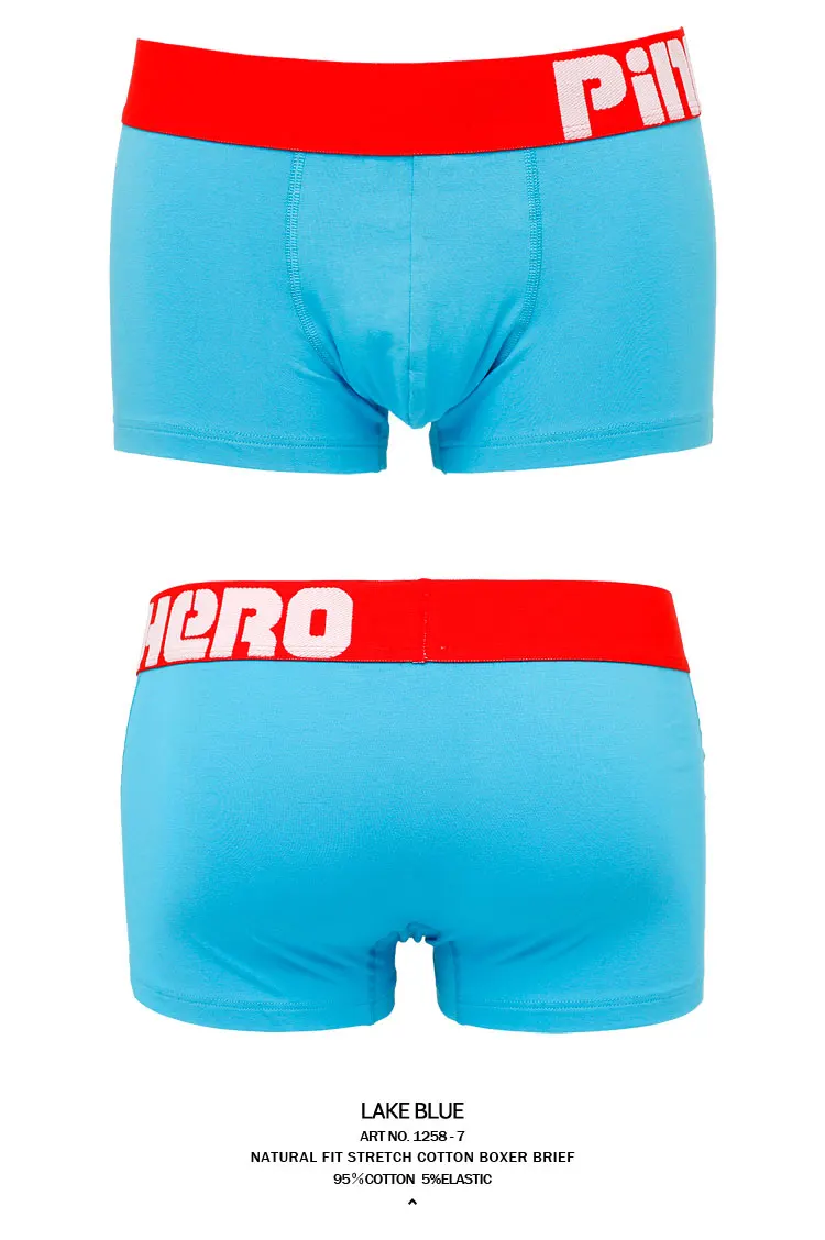 Hot sale PINK HERO men underwear Hot Cheap New Style Cotton Color Together Men's Brand Boutique Underwear Wholesale Boxer