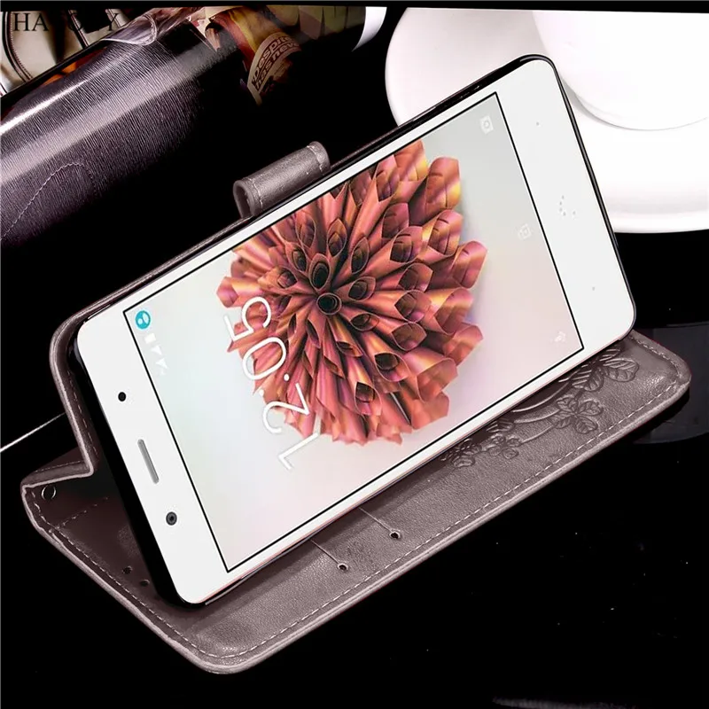 Чехол-Кошелек для BQ Aquaris X5 Plus кожаный флип-чехол с подставкой мягкий силиконовый