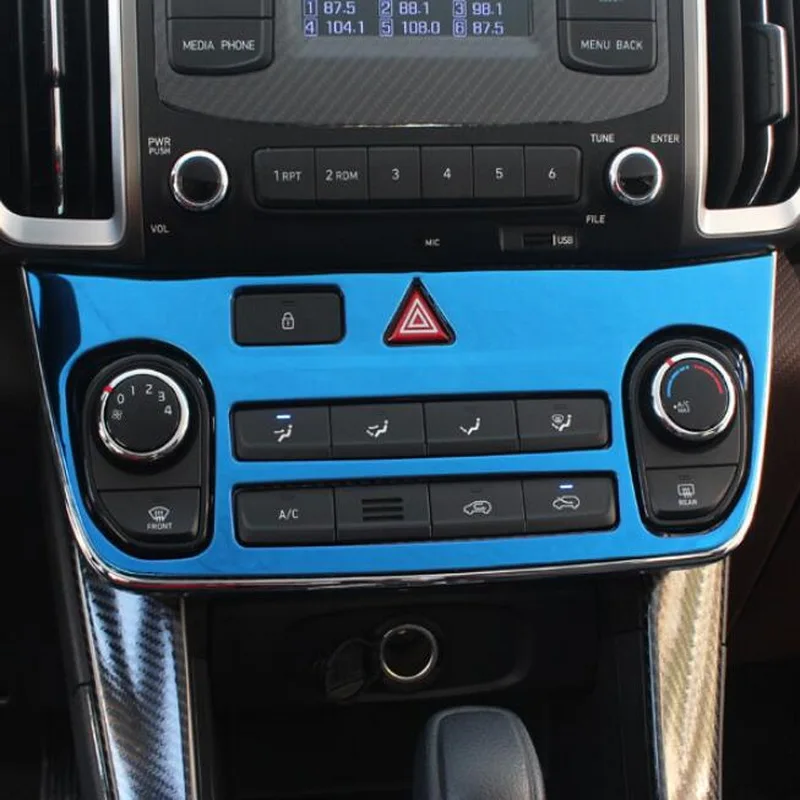 Tonlinker Обложка Наклейка для Hyundai IX35 2018-19 Стайлинг автомобиля 1-4 шт. нержавеющая