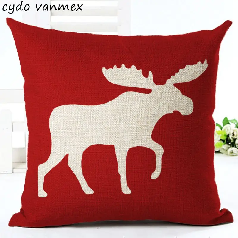 Скандинавское животное Американский Лось наволочка Декоративный олень almofadas