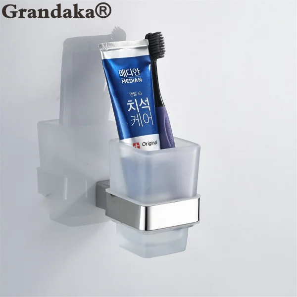 Держатель для зубной щетки ванной комнаты SUS 304 из нержавеющей стали зеркальный