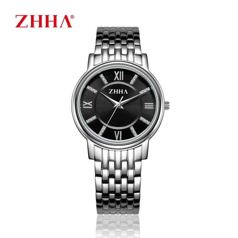 Часы для влюбленных браслет алмаз 3Bar водостойкие кварцевые наручные часы Montre Homme