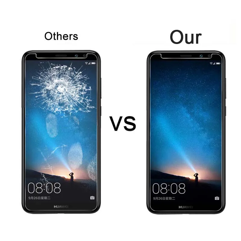 Закаленное стекло для Huawei Mate 10 Lite Mate10 Pro 2 шт. Защитная пленка экрана матовая