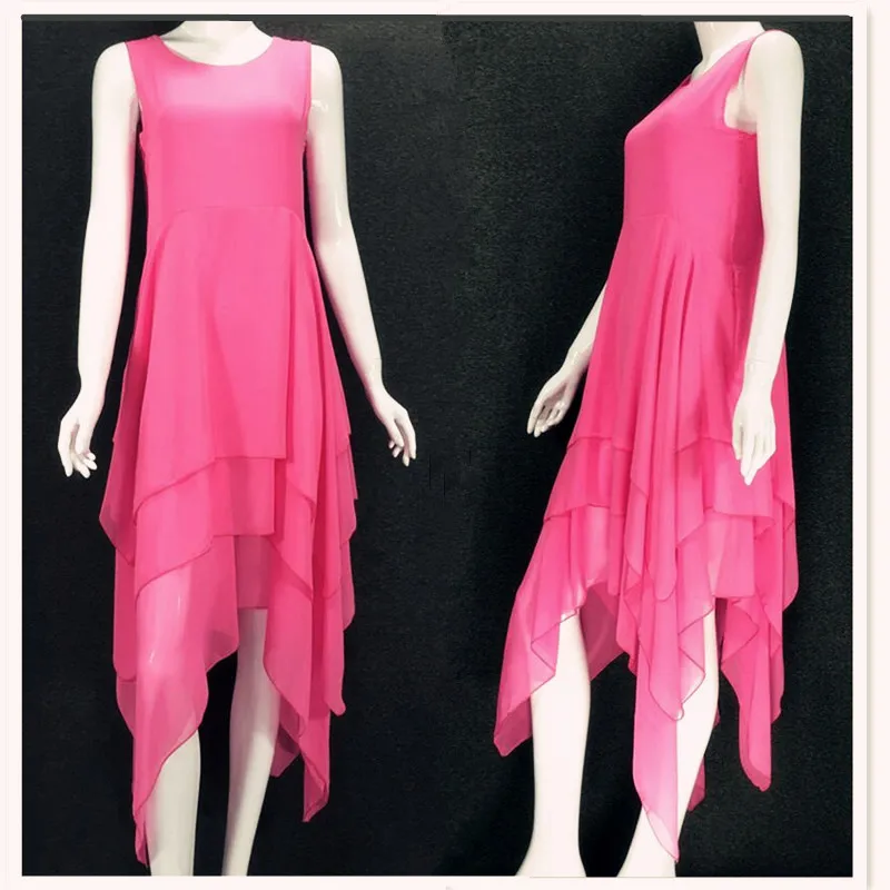 

Асимметричное шифоновое платье в богемном стиле, женское длинное платье, пляжные платья, весна-лето 2022