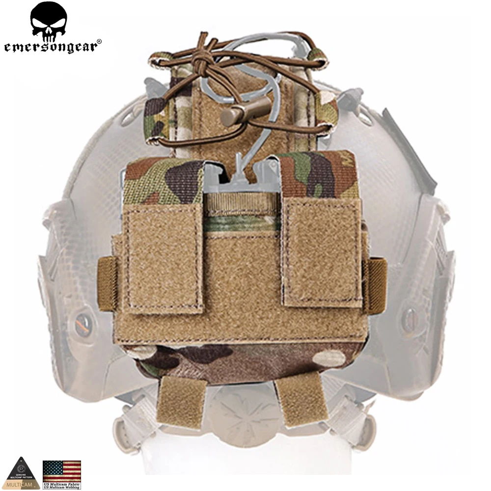 Чехол для шлема EMERSONGEAR MK2 тактический Охотничьи аксессуары черный чехол ночного