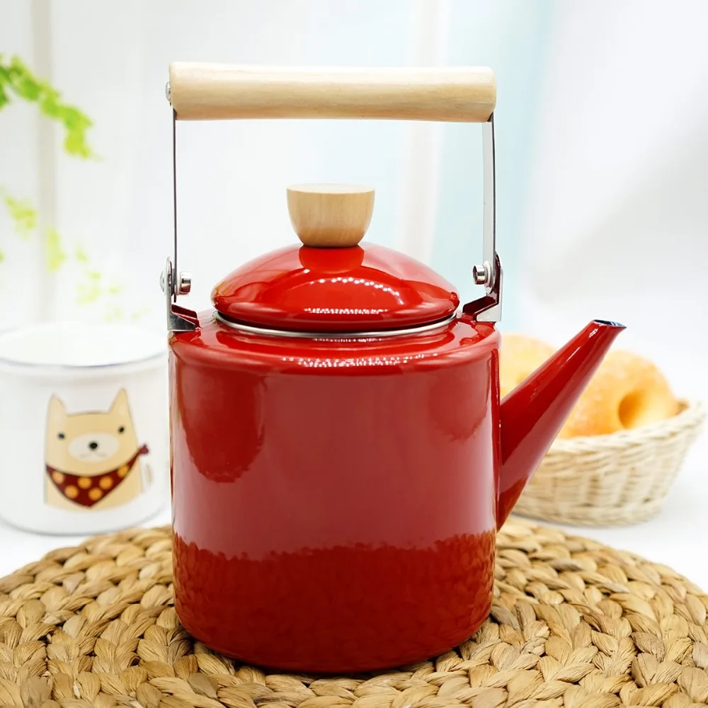 Эмалированный чайник бутылка для воды | Дом и сад