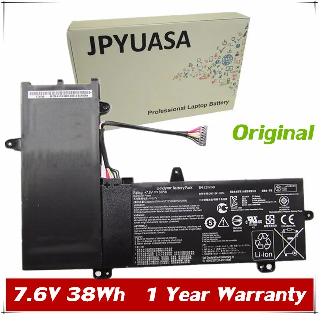 

7XINbox 7.6V 4840mAh 38Wh Original C21N1504 Laptop Battery For Asus Transformer Book Flip TP200SA Series Tablet