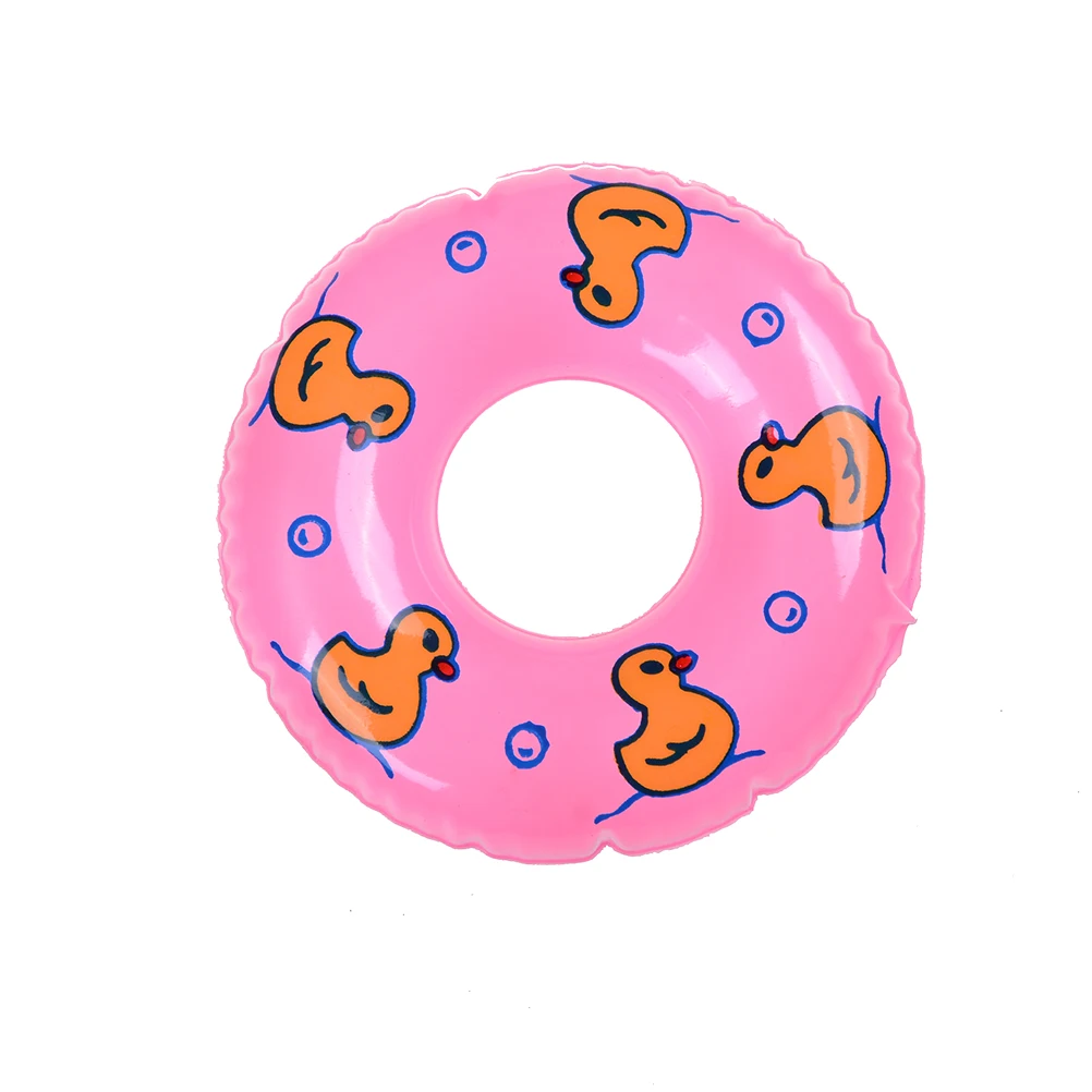 Розовый синий спасательный ремень для плавания кольцо девочки кукла аксессуары