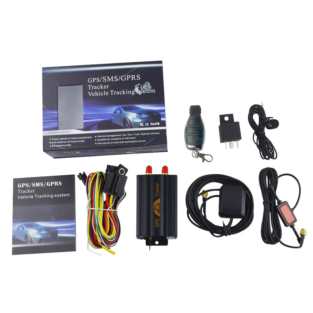 Оригинальный телефон GPS-трекер GPS-локатор GPS 103B TK103B слот для SD-карты датчик топлива