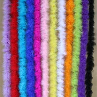 1pcs 2m new turkey feather string ribbons swansdown fur trimming soft fluffy trim home party decoration