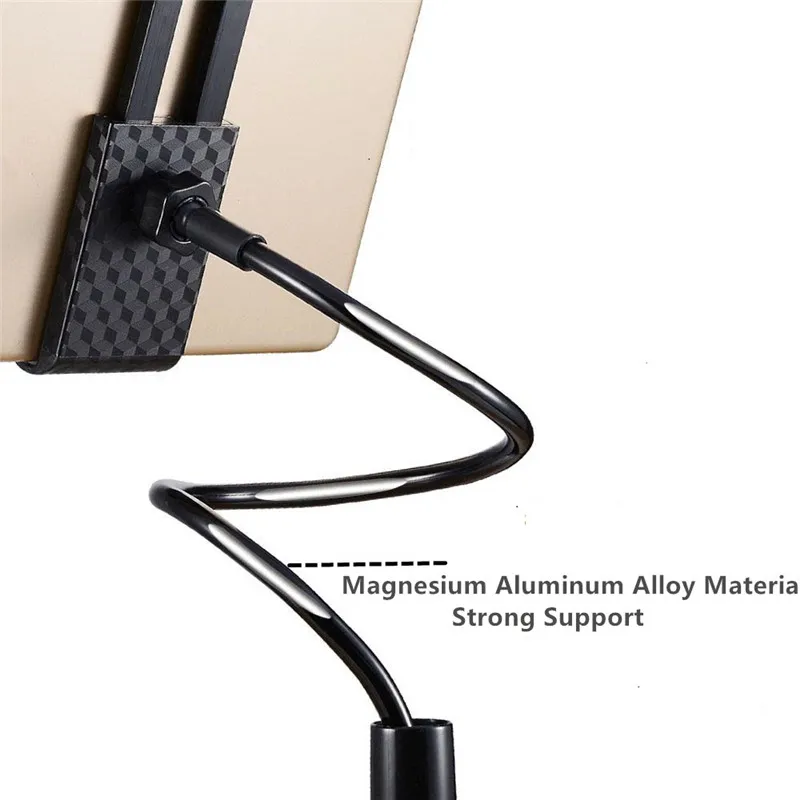 phone holder for iphone x xs max mobile phone stand beddesk for ipad pro 11 tablet holder support clip bracket 4 7 to 15 inch free global shipping