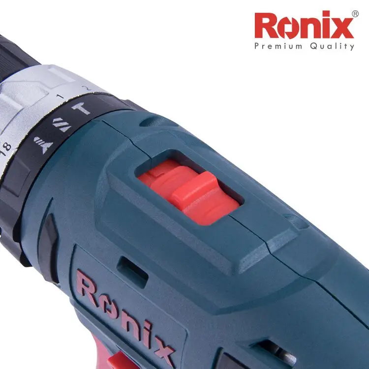 Ronix высокое качество 18В беспроводной драйвер дрель Электрический Модель