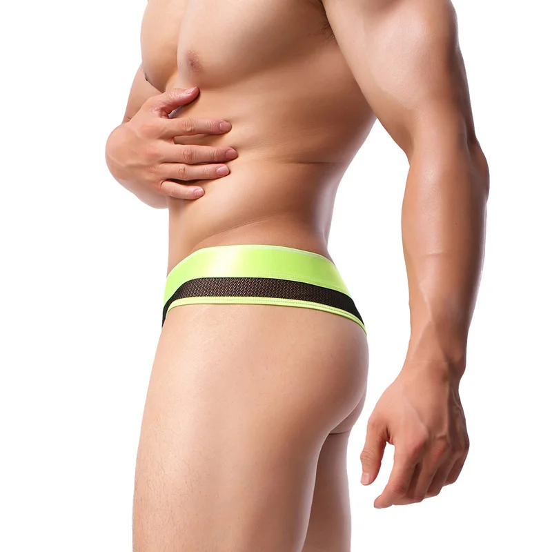 Мужское нижнее белье Jockstrap Mesh Прозрачные стринги гей сексуальные Эротические