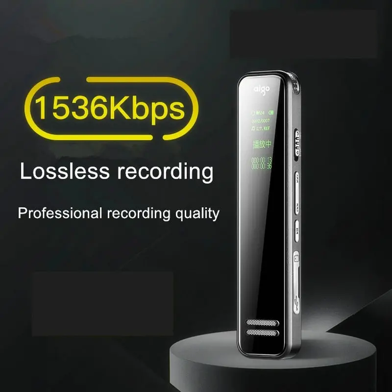 Профессиональный цифровой мини аудио диктофон Aigo R6699 с голосовой активацией