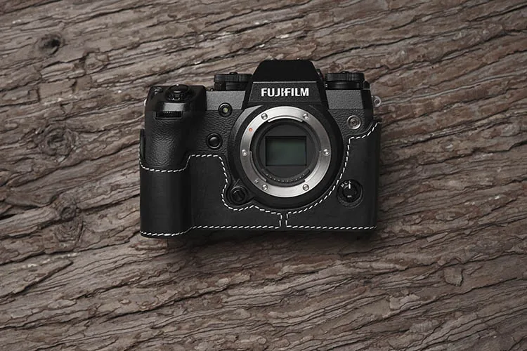 Mr. stone натуральная кожа чехол для камеры половина сумка для Fujifilm XH1 X-H1 ручной работы Половина корпуса камеры