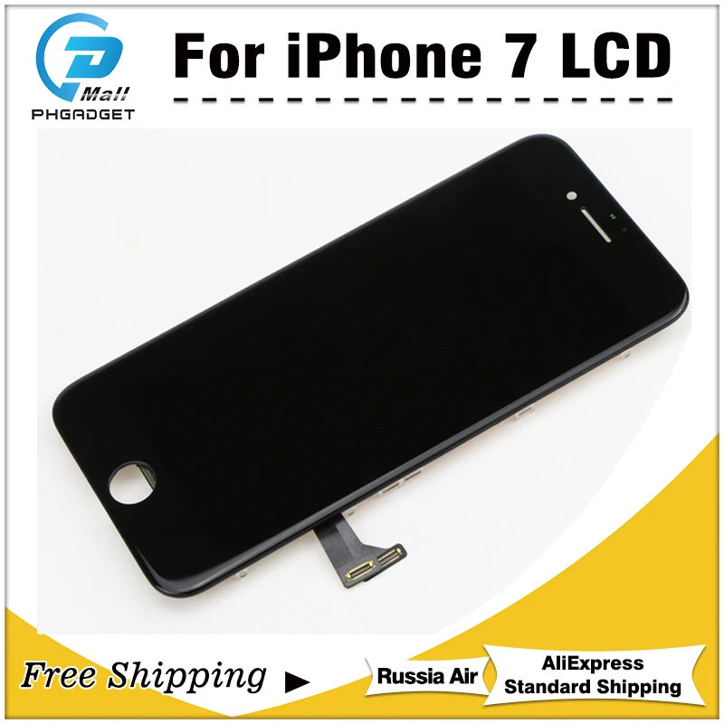 1 шт AAA Качество 3D Сенсорный экран для iPhone 7 7G plus 8 плюс ЖК-дисплей с цифрователем