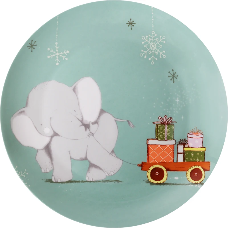 Рождественская Подарочная коробка 8 дюймов керамические тарелки Высокое