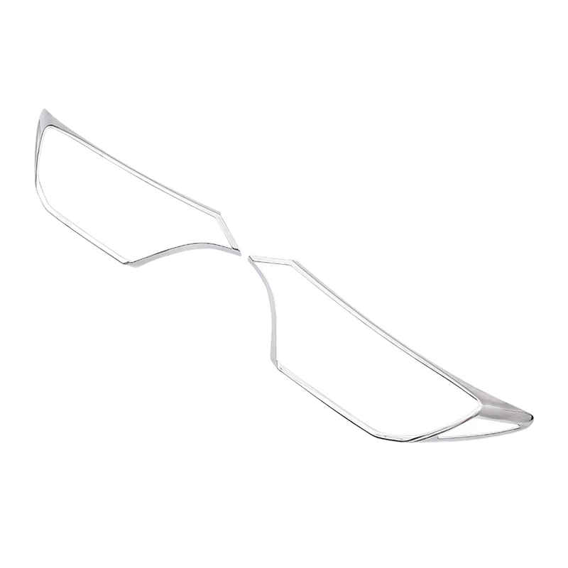 Front Headlight Trim Внешний налобный светильник, рамка, Наклейка для Toyota RAV4, передний задний налобный светильник, Накладка для Toyota RAV4 - Цвет: Front Headlight Trim