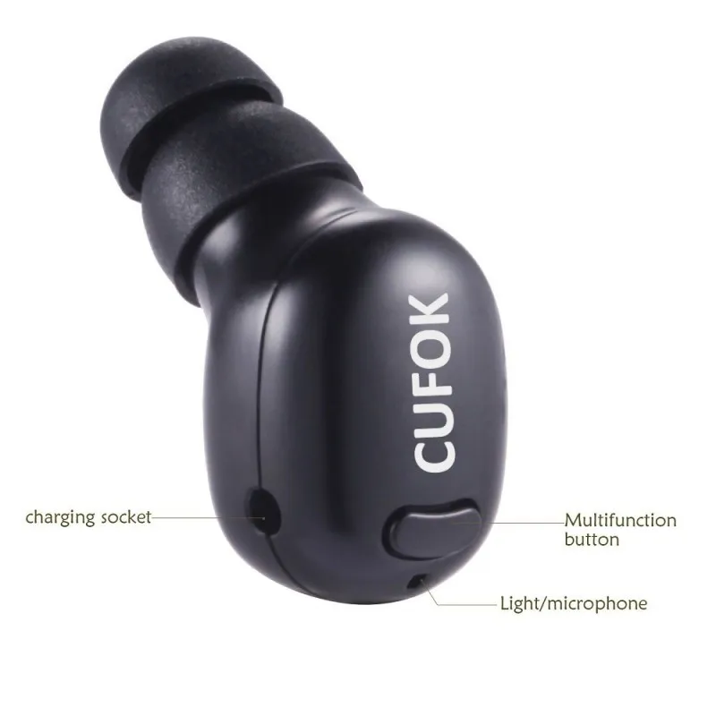 Bluetooth наушники беспроводные мини невидимые с шумоподавлением гарнитура