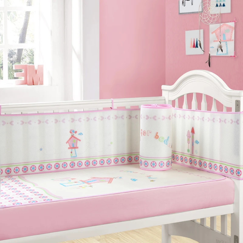 Бампер для детской кровати бамперы кроватки защита воздухопроницаемая